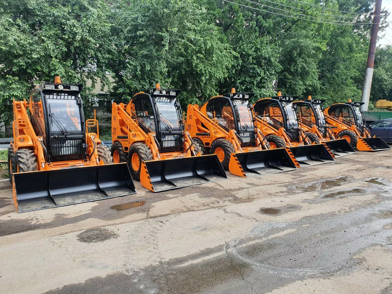В Омск завезли партию дорожной техники на сумму более 42 млн рублей