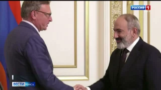 Александр Бурков стал первым российским губернатором, посетившим Армению с деловым визитом