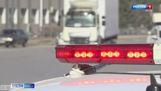 В Омске водитель маршрутки проехал на «красный» на глазах у госавтоинспекторов