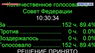 Совфед ратифицировал договоры о вхождении ДНР, ЛНР, Запорожской и Херсонской областей в состав России