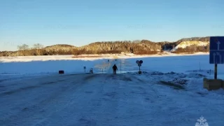 В Омской области открылась первая ледовая переправа