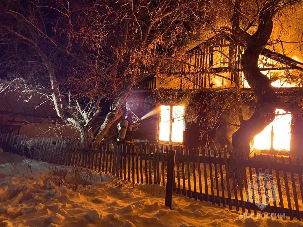 В частном доме Павлоградского района на пожаре погибли женщина и трое маленьких детей