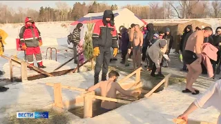 На Крещение в Омской области ожидается перепад температур