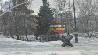 В Омске упал самый старый светофор