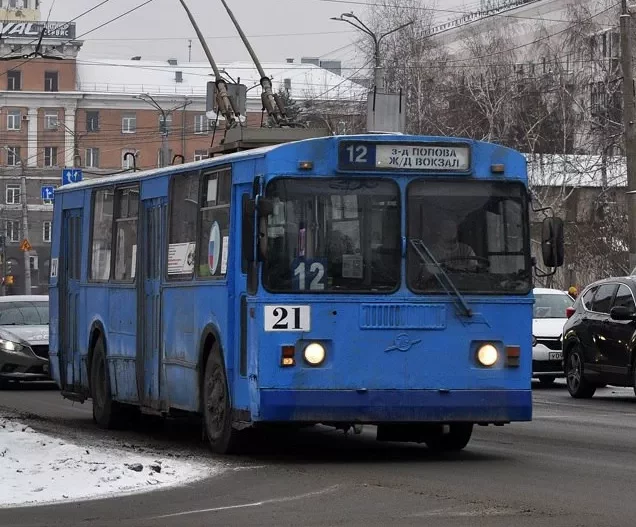 В Омске на троллейбусном маршруте №12 увеличили количество транспорта