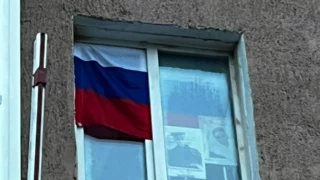 Родные Петра Ребрина принимают участие в акции «Окна Победы»