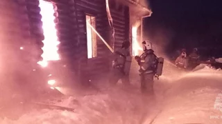 В Марьяновском районе загорелся женский монастырь