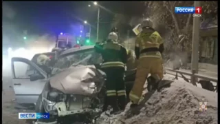 Нетрезвый водитель устроил серьёзное ДТП на одной из городских магистралей Омска