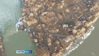 В Омской области продолжают бороться с последствиями паводка