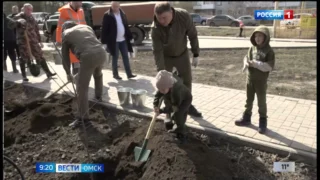 В Омске состоялся общегородской субботник