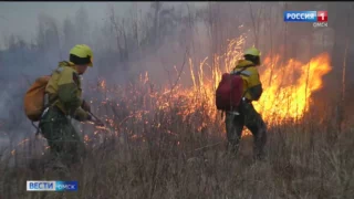 Пожароопасный сезон в Омске начнётся 20 апреля