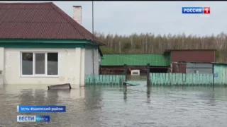 Уровень воды в реке Иртыш в Усть-Ишимском районе снизился за сутки еще на три сантиметра