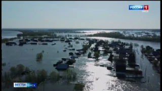 За сутки уровень Иртыша в Усть-Ишиме поднялся всего на один сантиметр