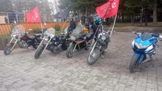Участники мотопробега «Путь к Победе» сделали остановку в Советском парке