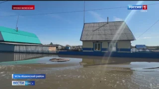 К середине июня ситуация с паводком в Усть-Ишиме нормализуется