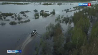 Уровень воды в Иртыше в Усть-Ишимском районе продолжает падать