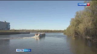 В Омске официально открылась навигация