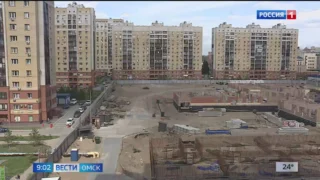В Омске возобновилось строительство школы в мкр. Серебряный берег