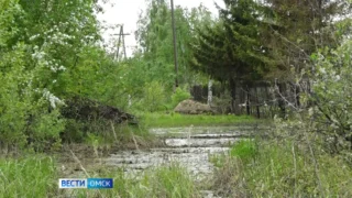 В Омске топит садоводческое товарищество на Сыропятском тракте