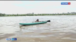 Омичи осваивают новое увлечение — водяные доски