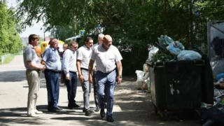 Мэр Сергей Шелест провел проверку работы регионального оператора ООО «Магнит»
