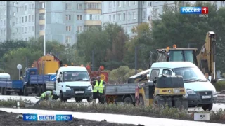 На участке Левобережья Омска сегодня прекращено движение всех видов транспорта