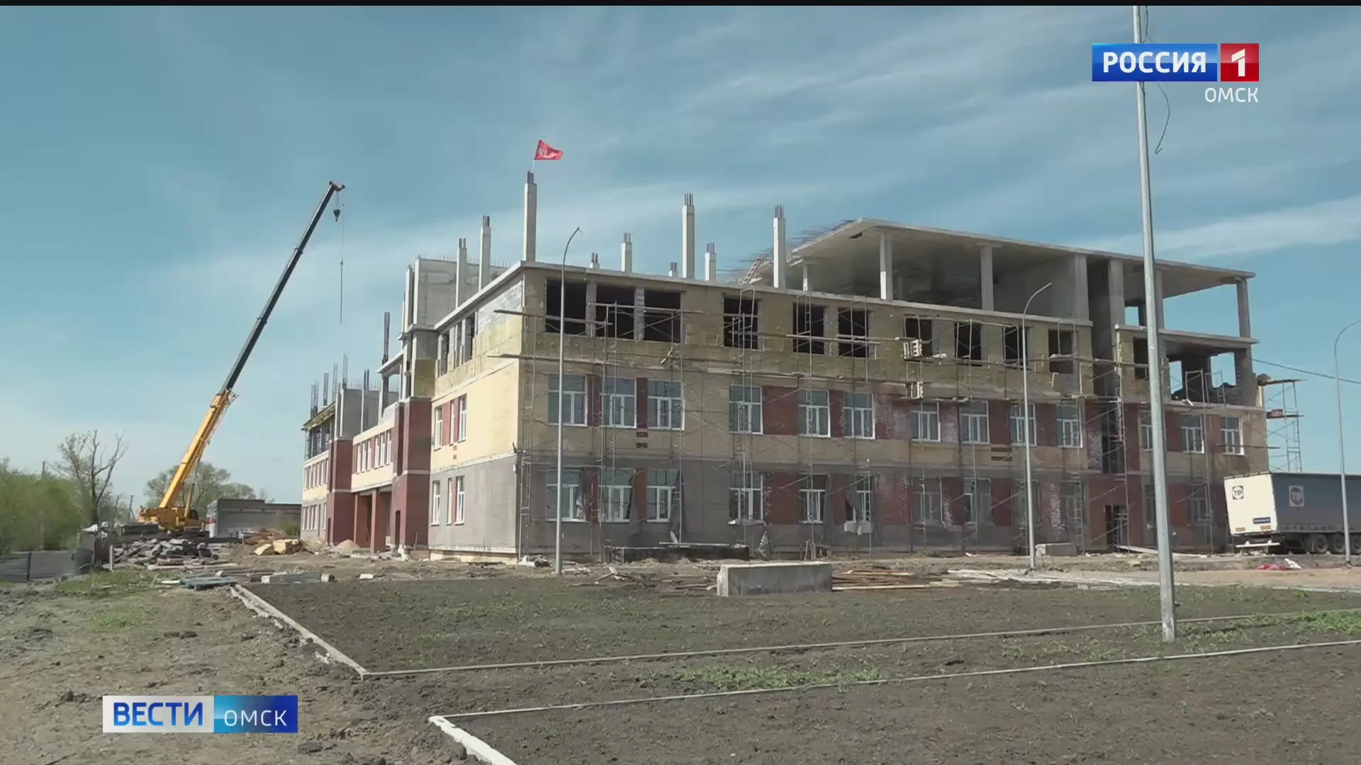 Школа долгострой в Исилькуле готова на 60%