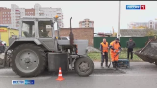 В Омске прошёл конкурс по укладке асфальта