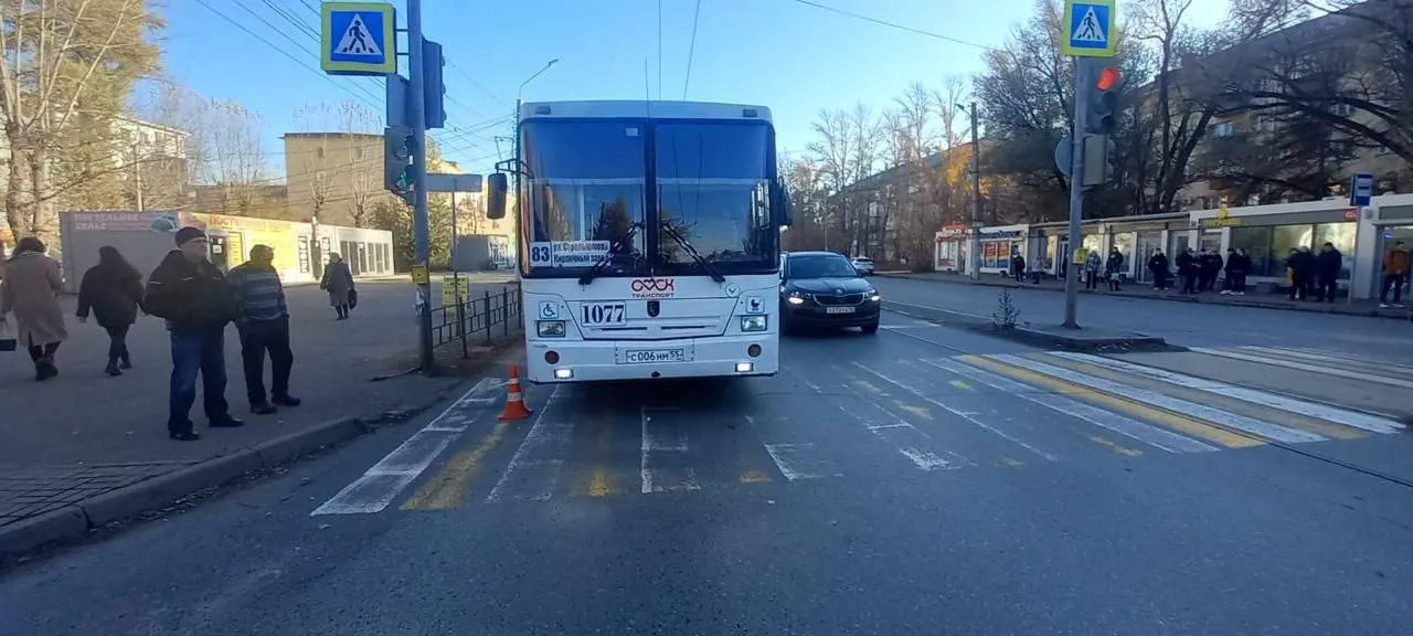 В Омске произошла авария с участием автобуса