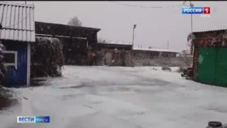 Зима пришла на юго-восток Омской области
