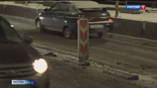 В Омске на мосту имени 60-летия ВЛКСМ изменится схема движения
