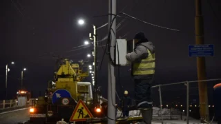 В Омске на ночь полностью перекрывали мост у Телецентра