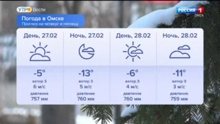 В Омской области ожидается снежная и теплая погода