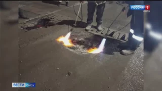 На мосту имени 60-летия ВЛКСМ сегодня ночью вновь ограничивали движение транспорта