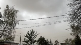 Песчаная буря накрыла Омск