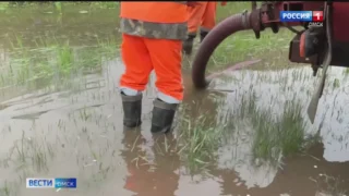 Омск затопило после сильных дождей