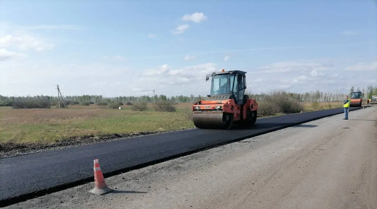 В Омской области продолжается ремонт дорог