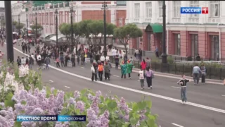 В Омске улицу Ленина на выходные сделали пешеходной
