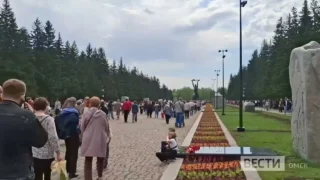 В парке Победы развернулась праздничная программа «Одна великая Победа!»