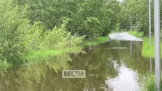 В парке «Зеленый остров» затопило пешеходные дорожки