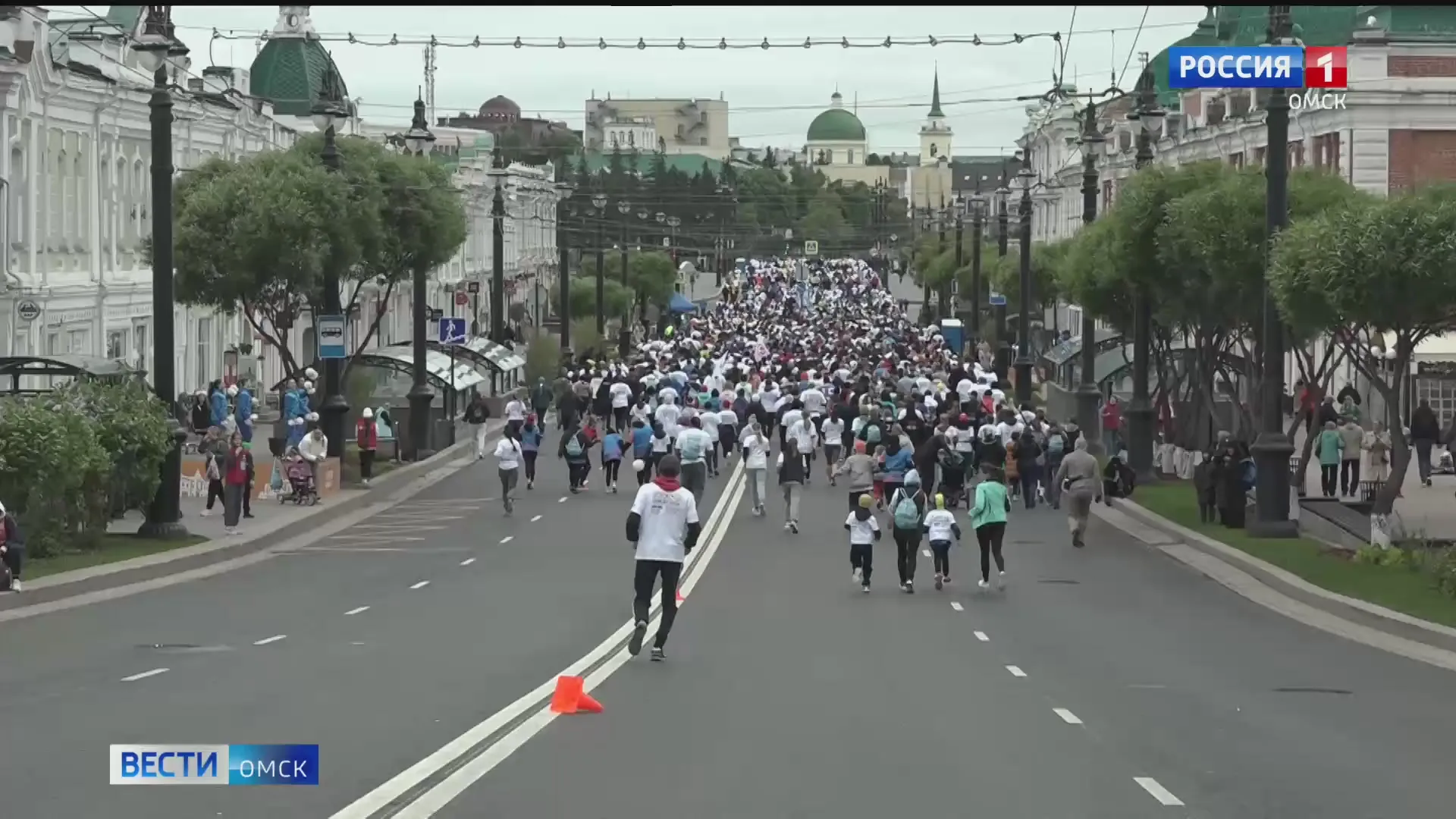 В Омске прошёл весенний полумарафон