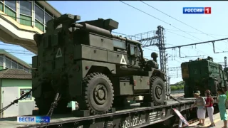 На омский железнодорожный вокзал сегодня прибыл агитационный поезд
