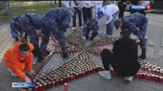 Кульминацией Дня памяти и скорби в Омске стали акции «Огненные картины войны» и «Свеча памяти»