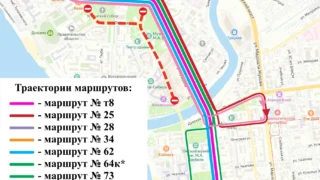 В центре Омска изменятся схемы движения общественного транспорта