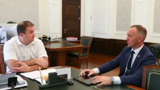 Виталий Хоценко провёл рабочие встречи с руководителями Азовского и Одесского районов