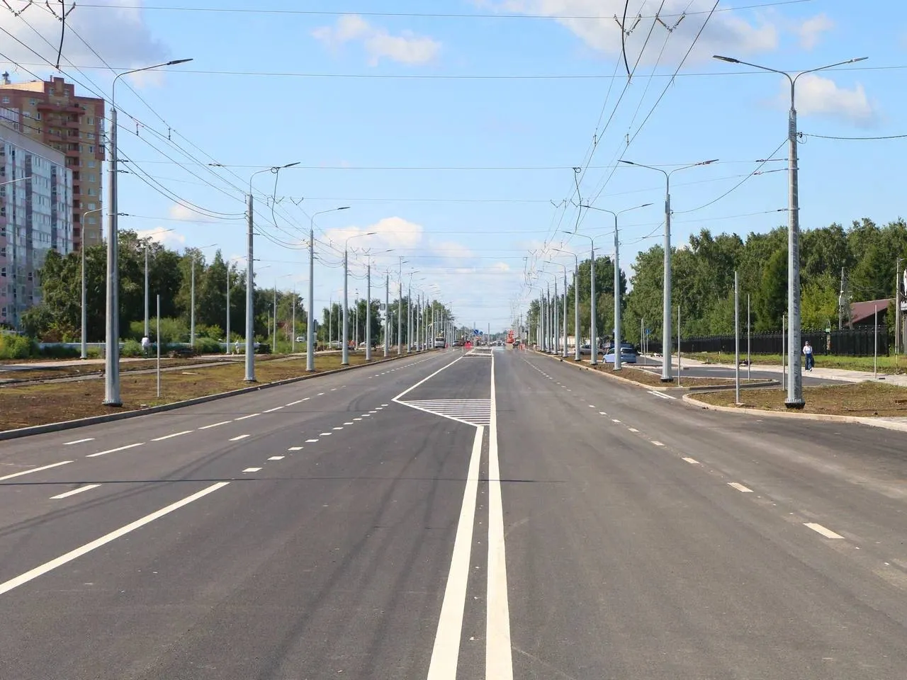 В Омске завершаются работы на бульваре Архитекторов