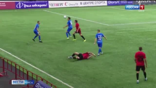 Омский футбольный клуб «Иртыш» одержал сразу две победы в двух матчах