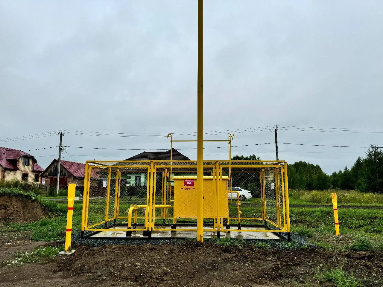 В селе Азово построена новая сеть газораспределения