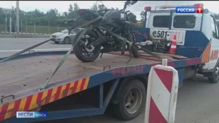 В Омске растёт число аварий с участием мотоциклов