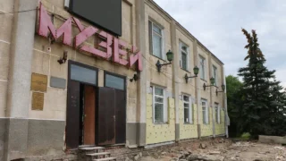 В Полтавском районе продолжается капитальный ремонт историко-краеведческого музея